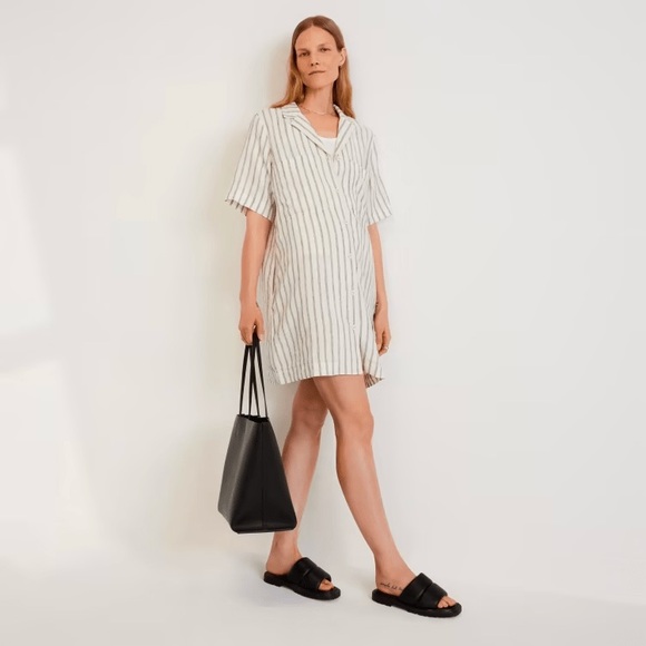 NWOT Everlane Linen Workwear Dress - Picture 1 of 8